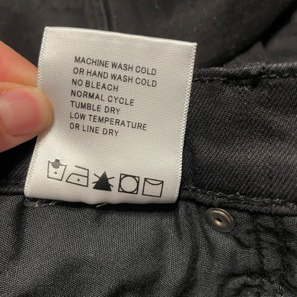 Anthropologie Driftwood Jackie Black Wash Lace Jeans 25 - Picture 4 of 6